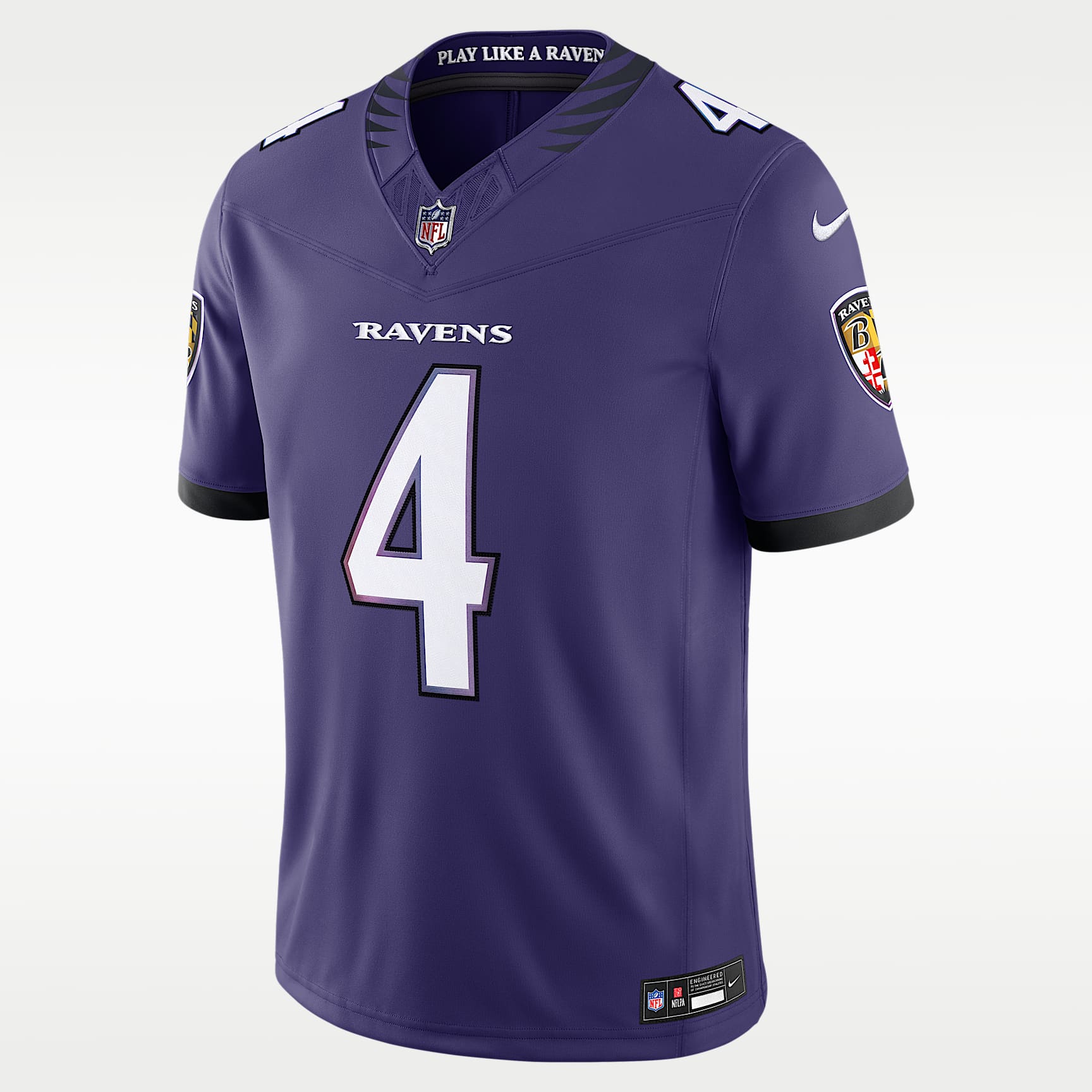 Zay Flowers Baltimore Ravens Men's Nike Dri-FIT NFL Stitched